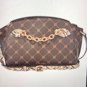 Nine west doc brown Crossbody Delilah mini bag